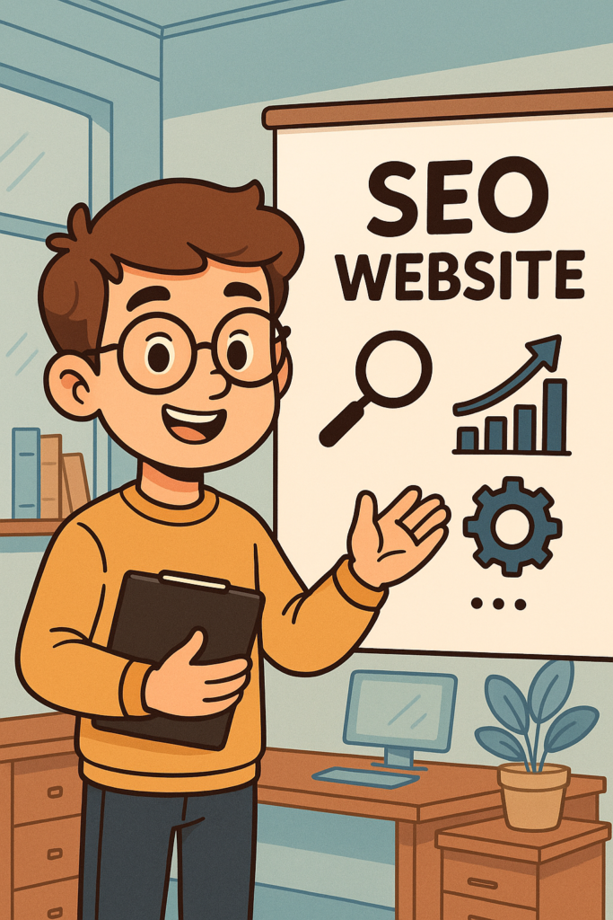 20251211_1040_Cartoon Office Kid_simple_compose_01kc5yny8xe9m92yfzcgw262j7 SEO website